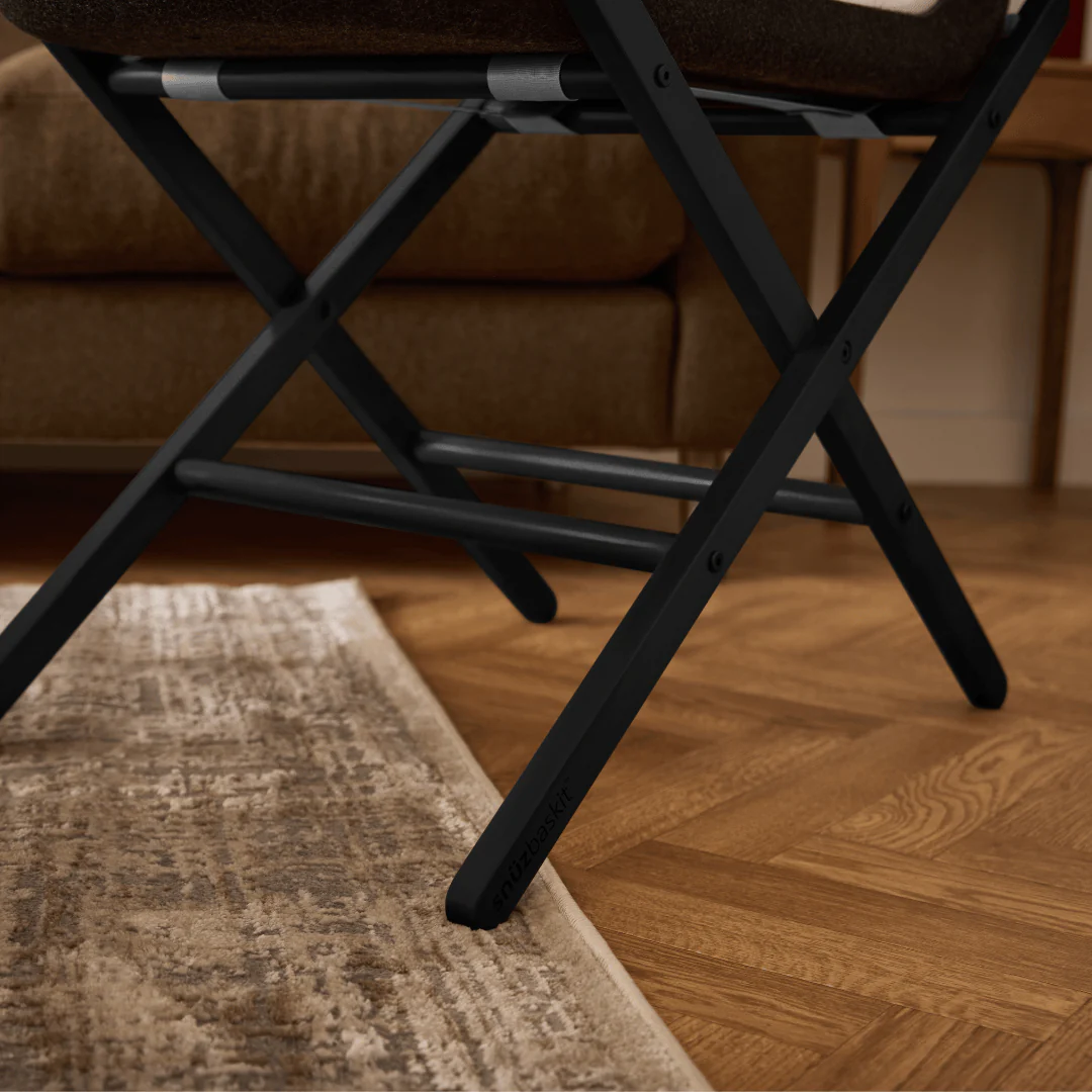 SnuzBaskit Graphite Moses Basket & Graphite Stand - Image 5