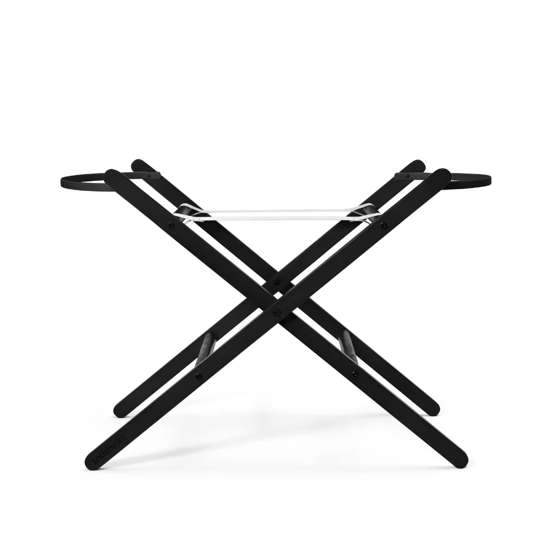SnuzBaskit Graphite Moses Basket & Graphite Stand - Image 7