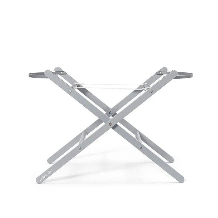 SnuzBaskit Light Grey Moses Basket & Dove Stand - Image 10