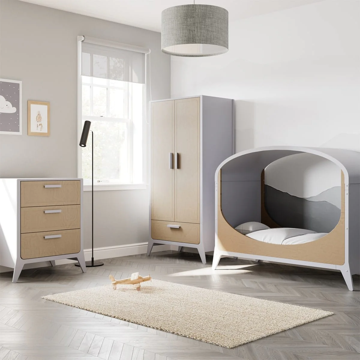 SnuzFino Cot Bed - Dove - Image 6