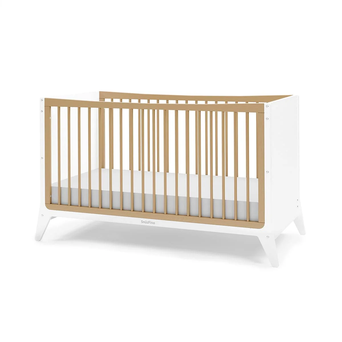 SnuzFino 2 Piece Nursery Furniture Set – White Natural - Image 4