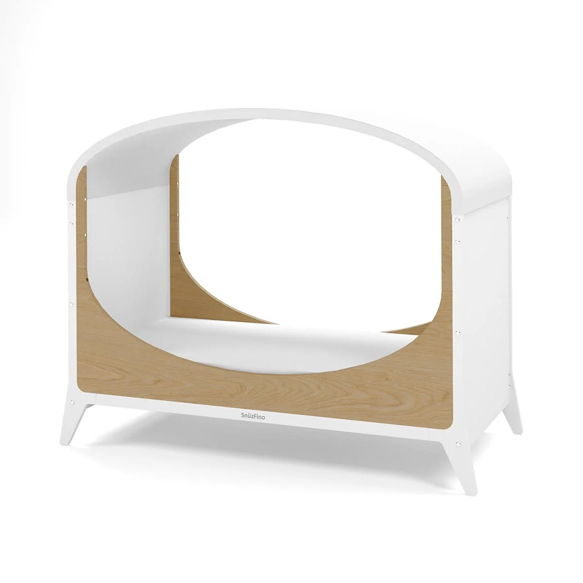 SnuzFino Cot Bed - White Natural - Image 5