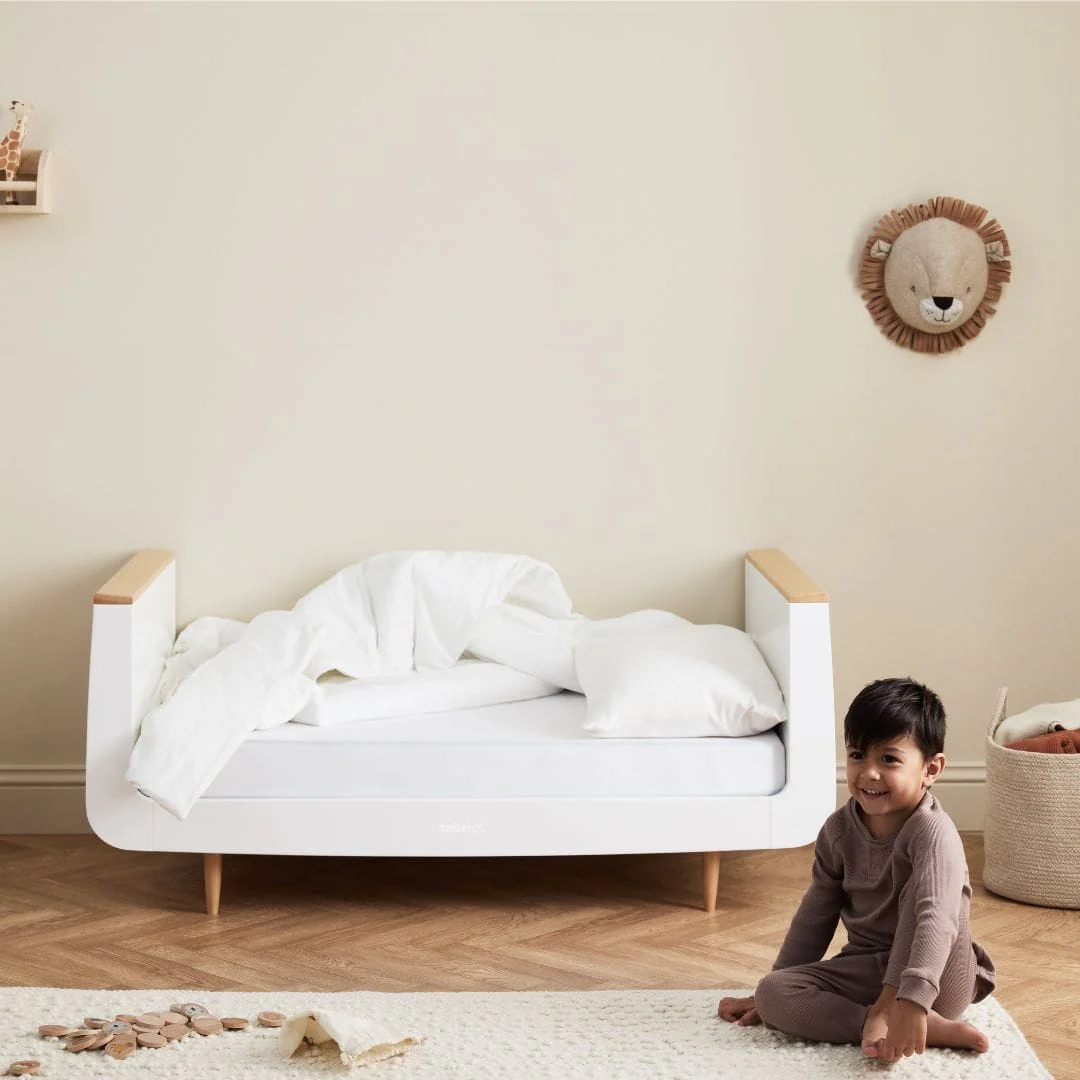 SnuzKot Skandi 2 Piece Nursery Furniture Set Natural - Image 4