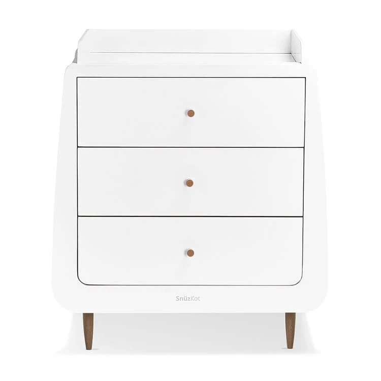 SnuzKot Skandi 2 Piece Nursery Furniture Set 'Walnut' - Image 4