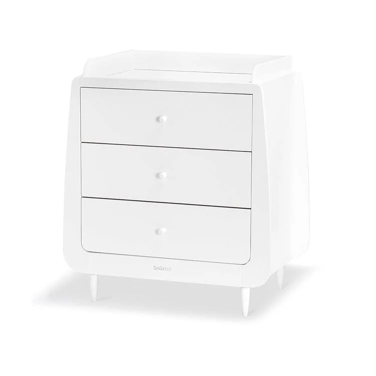 SnuzKot Skandi 2 Piece Nursery Furniture Set White - Image 12