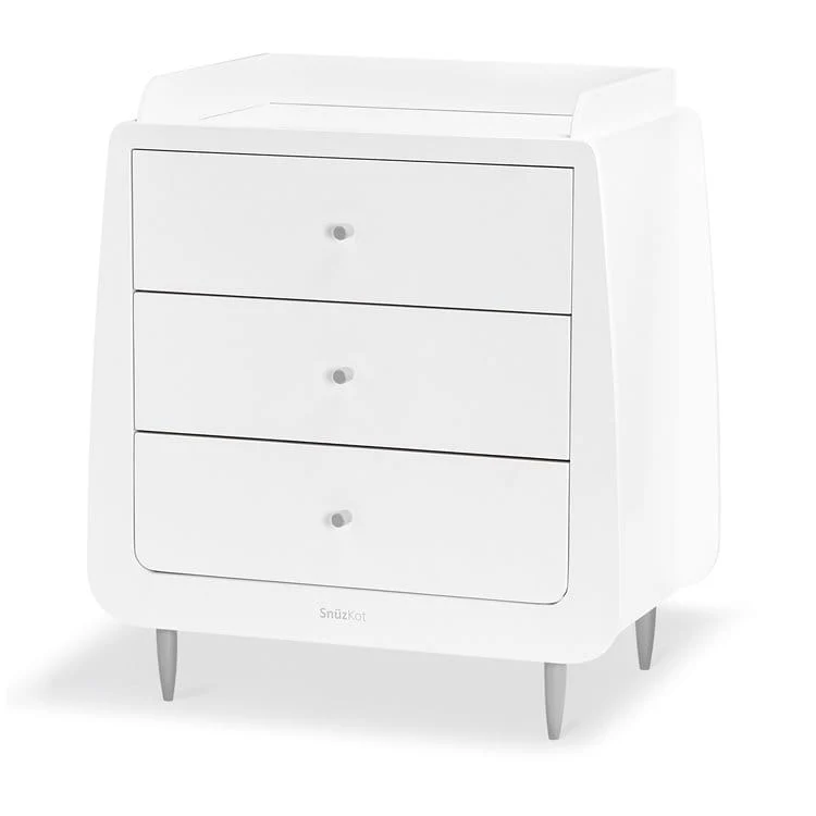 SnuzKot Skandi 3 Piece Nursery Furniture Set Grey - Image 7