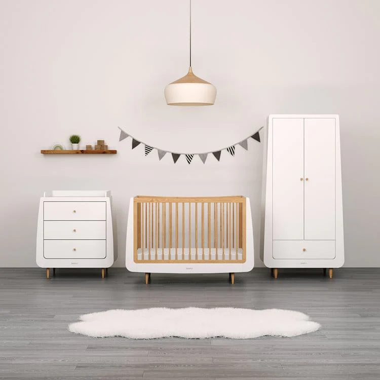 SnuzKot Skandi 3 Piece Nursery Furniture Set Natural - Image 3