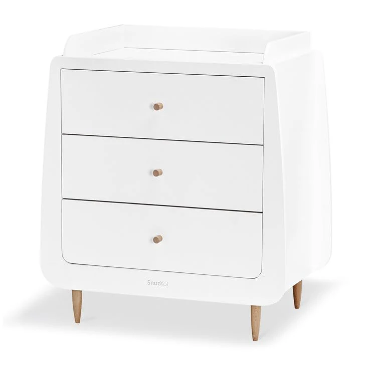 SnuzKot Skandi 3 Piece Nursery Furniture Set Natural - Image 7