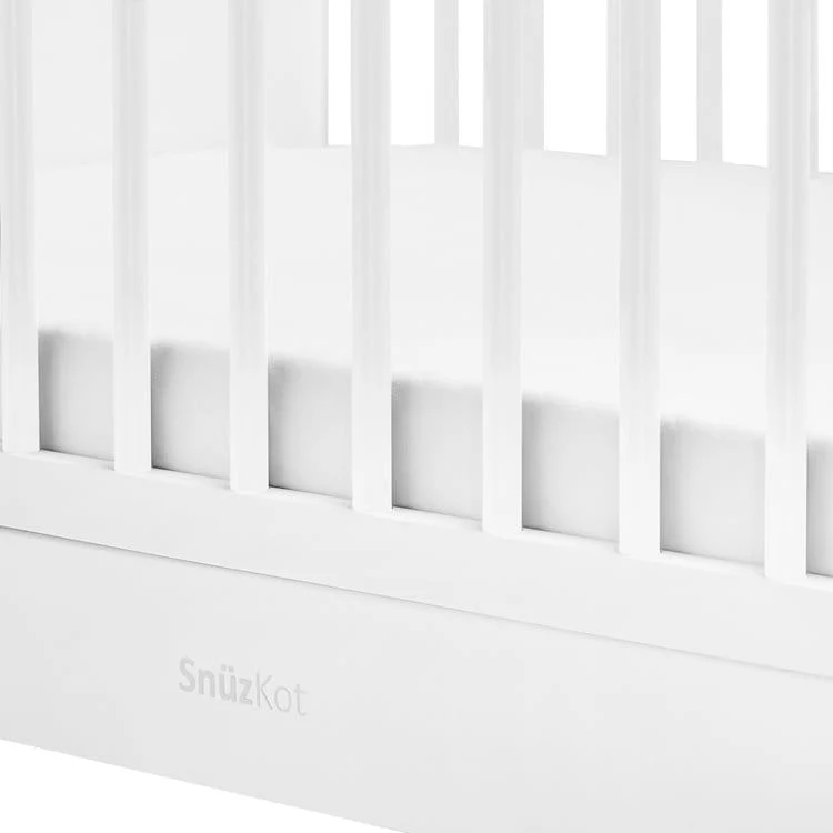 SnuzKot Skandi 3 Piece Nursery Furniture Set White - Image 5