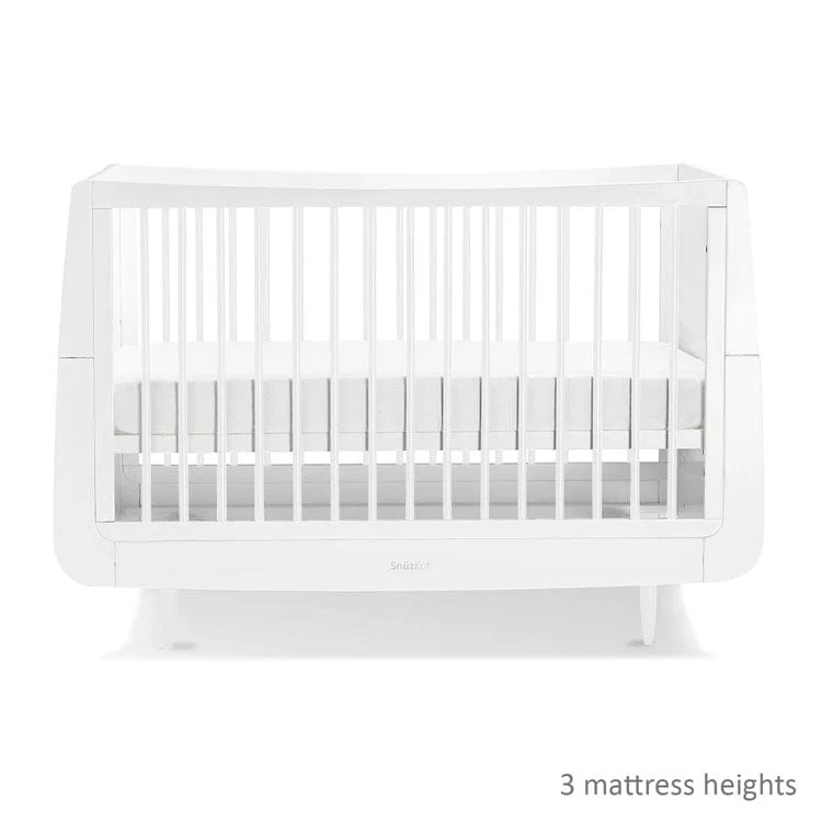 SnuzKot Skandi Cot Bed White - Image 10