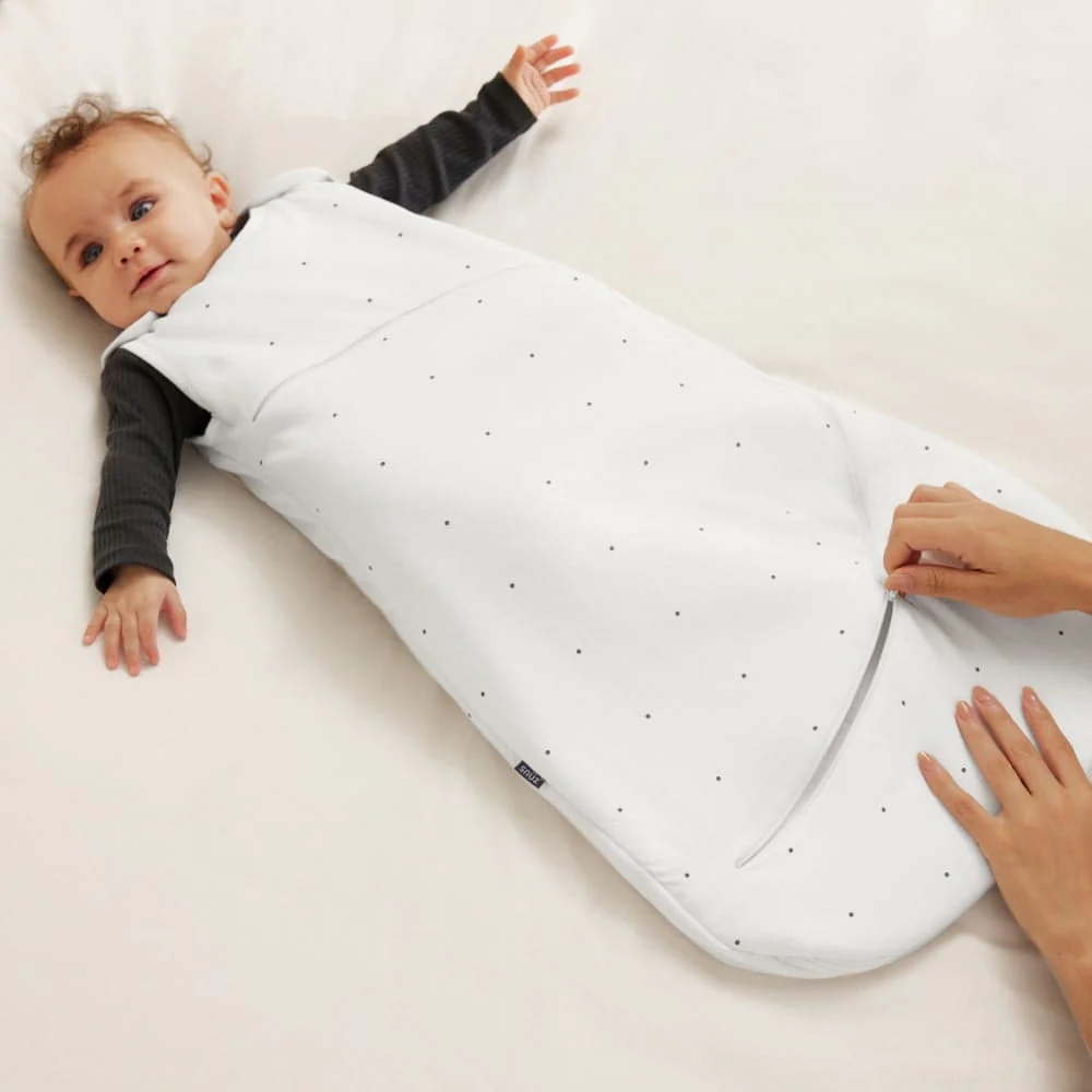 SnuzPouch Sleeping Bag – White Dot - Image 3