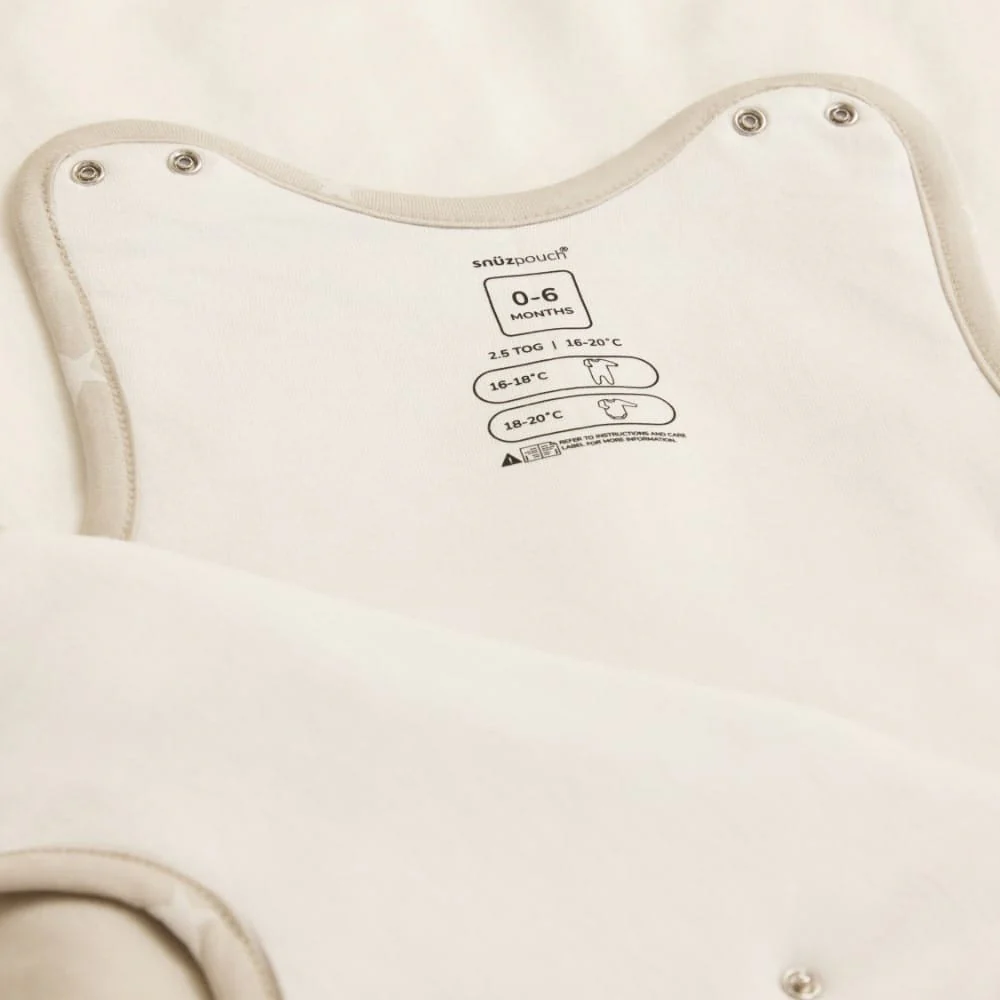SnuzPouch Sleeping Bag – White Star - Image 6