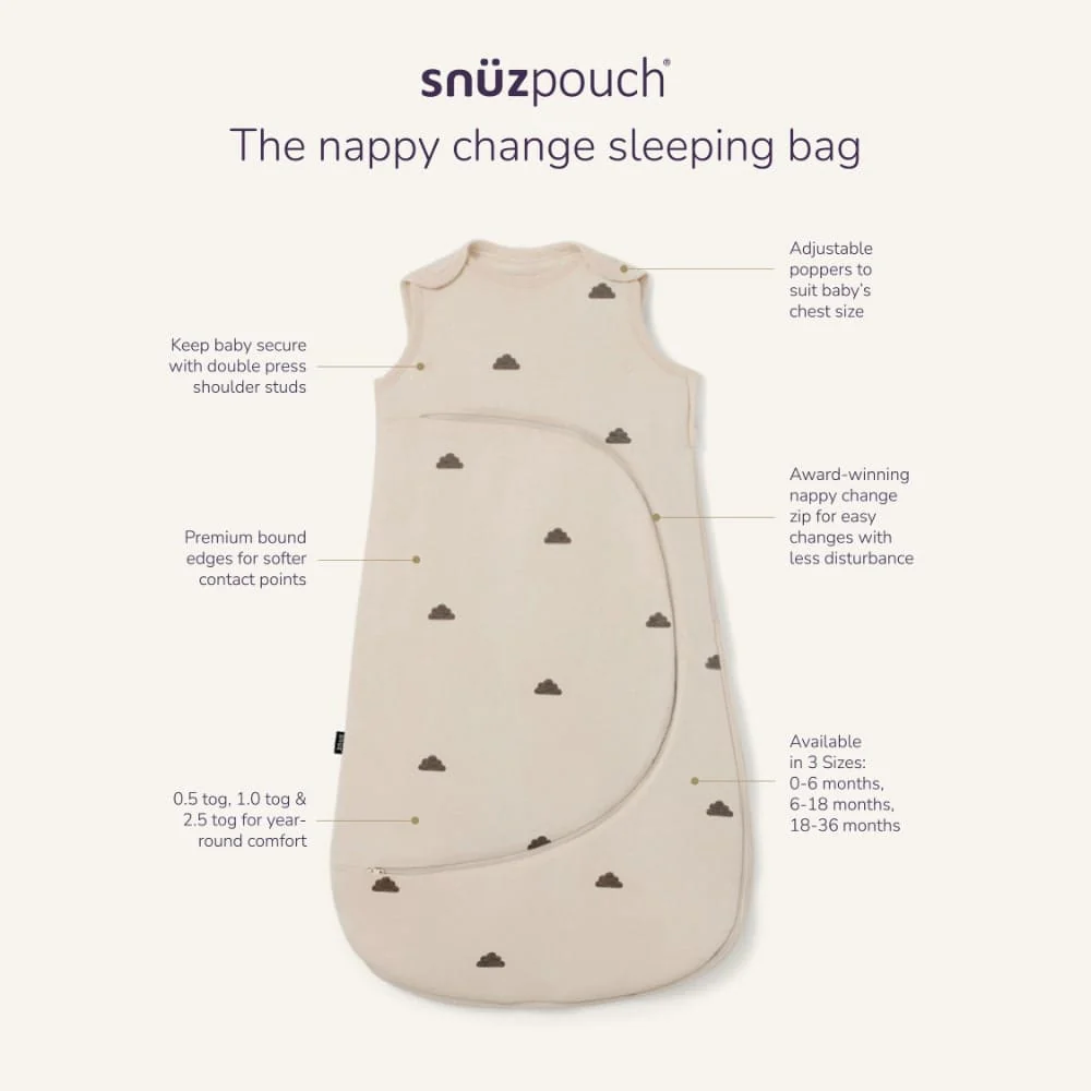 SnuzPouch Blush Dot & Cashmere Cross - Twin Pack - Image 9